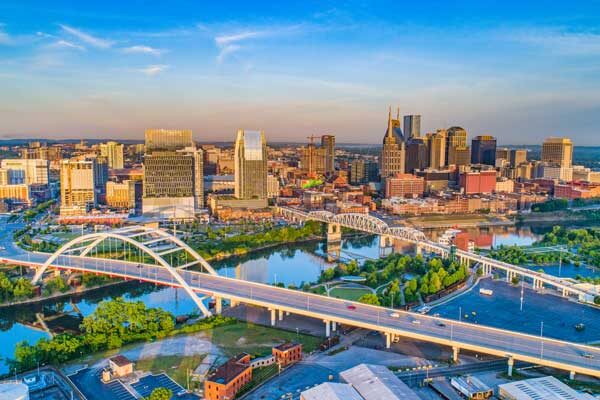 Nashville Tennessee skyline